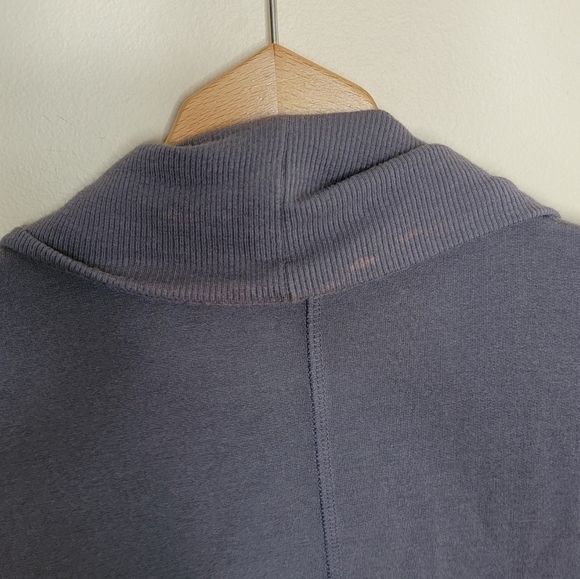 Athleta | Soft Gray Open Front Cardigan Sweater Size XS - Picture 4 of 6